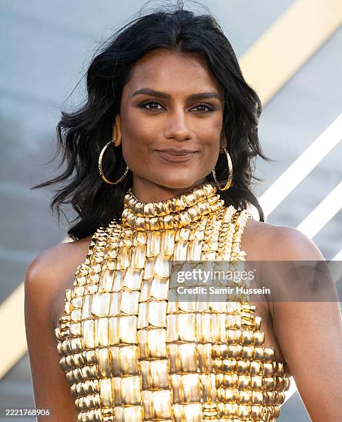 Simone Ashley attends the "F1: The Movie" European Premiere at Cineworld Leicester Square on June 23, 2025 in London, England.