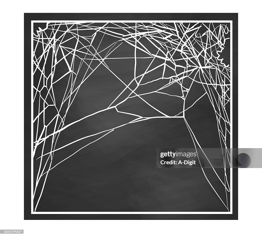 SpiderSilkHalloweenBlackboard