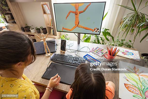 Someone Learning Animation 85 Helping People Animation Stock Photos, High-Res Pictures, and Images ...
