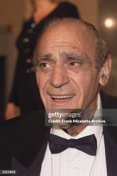 Abe Vigoda at the New York Friar's Club Roast of Rob Reiner. The roast was presented by Comedy Central.