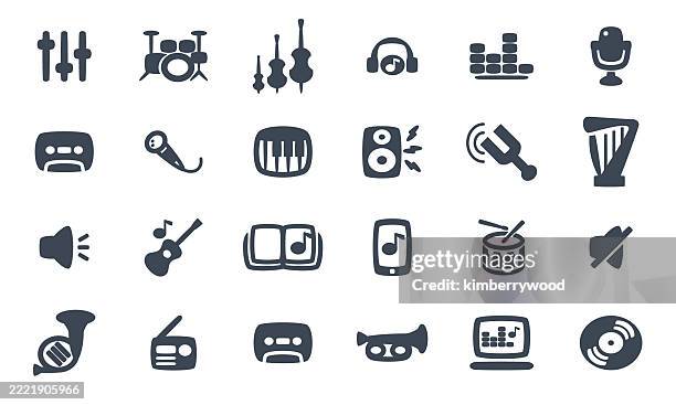music - playing drums stock illustrations