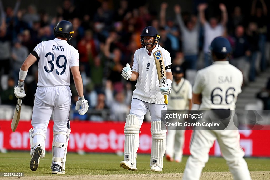 England v India - 1st Rothesay Test Match: Day Five