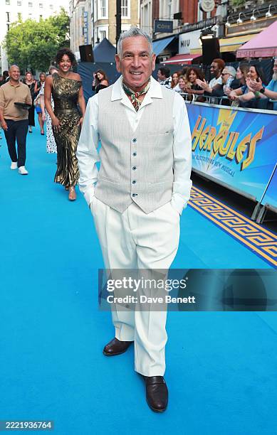 Robert Horn attends the press night performance of Disney's "Hercules" at the Theatre Royal Drury Lane on June 24, 2025 in London, England.