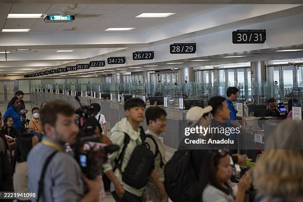 General view of Dulles International Airport during a media briefing tour organized by the U.S. Department of State's Foreign Press Center to present...
