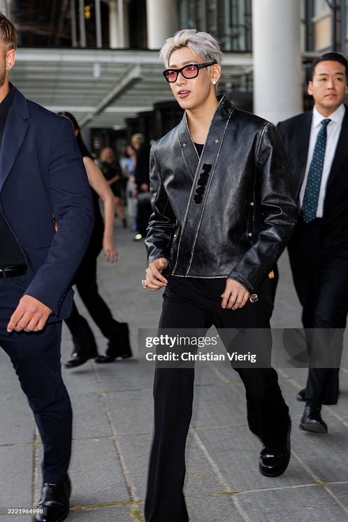 Celebrity Sightings - Paris Fashion Week - Menswear Spring/Summer 2026 - Day One
