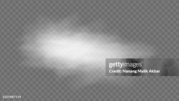 white smoke or clouds with transparent background - powder explosion stock illustrations