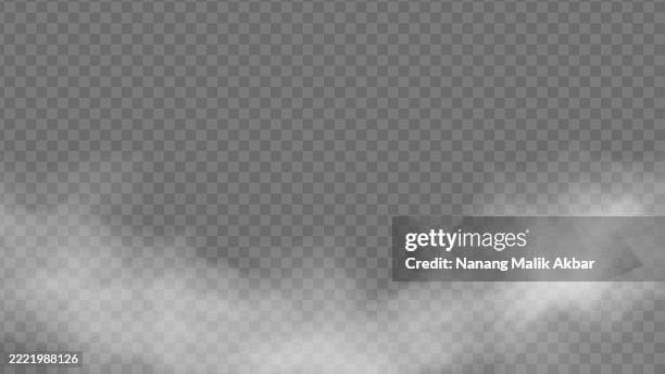 ilustraciones, imágenes clip art, dibujos animados e iconos de stock de humo blanco o nubes con fondo transparente - fondo transparente