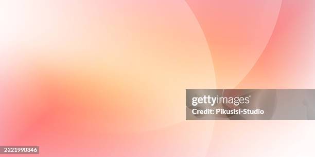 abstract peach gradient background. warm light peach color flow design. - sunset gradient stock illustrations