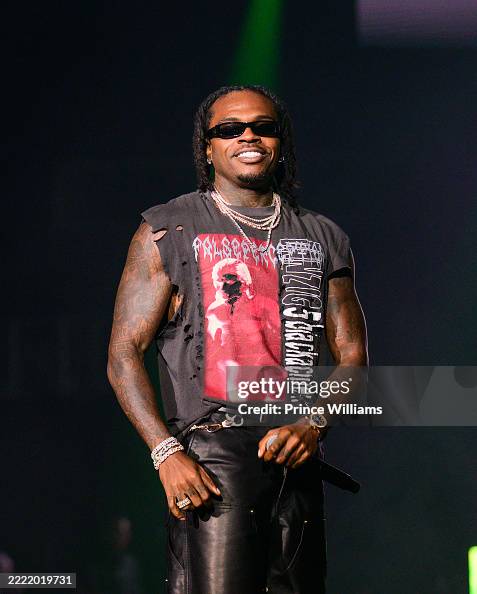Ofi Rapper Rapper Gunna performs onstage during Hot 107.9 Birthday Bash 2025 at ...