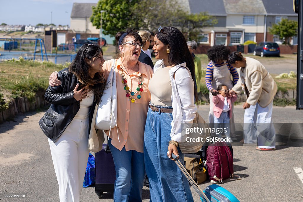 Excited to Catch Up with their Grandmother