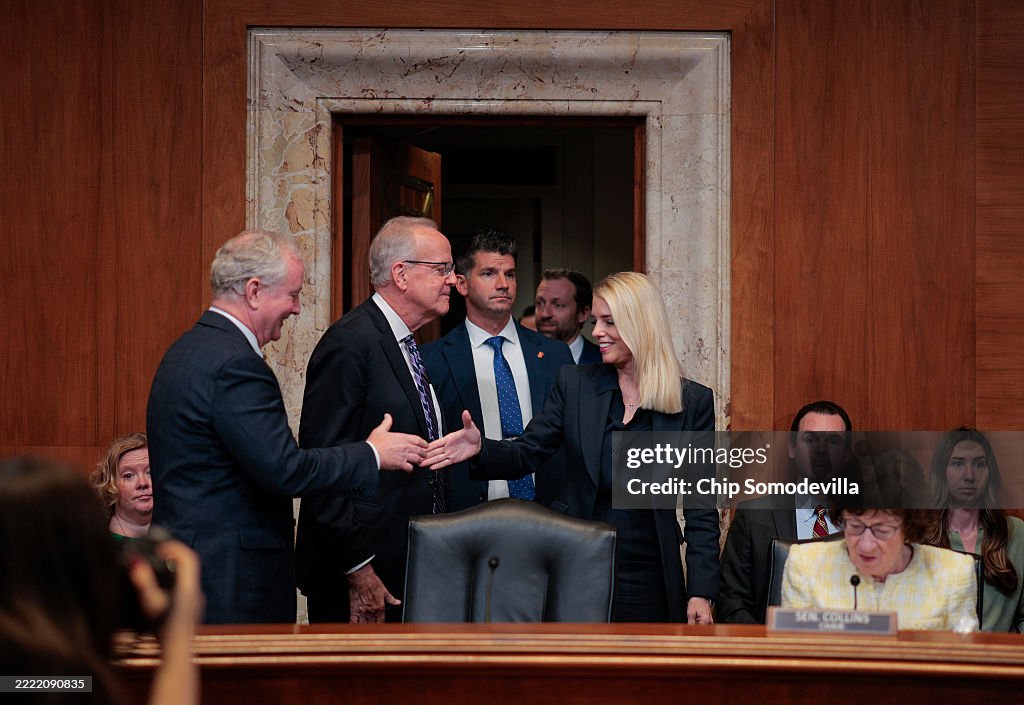 Attorney General Pam Bondi Testifies In Senate Hearing