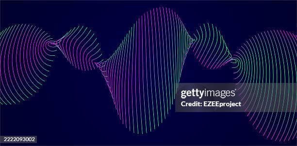 abstract waving vector background. modern vibrant color gradient flowing wave lines. design for booklet, brochure, banner, poster, website, flyer, cover, corporate, backdrop. - pop music stock illustrations