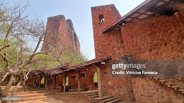 church of marian sanctuary of la torre, sanctuary of the most pure conception of our lady of cotoca - religiöse stätte stock-fotos und bilder
