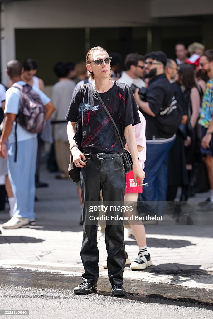 Street Style - Paris Fashion Week - Menswear Spring/Summer 2026 - Day Two
