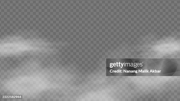 white smoke or clouds with transparent background - powder explosion stock illustrations