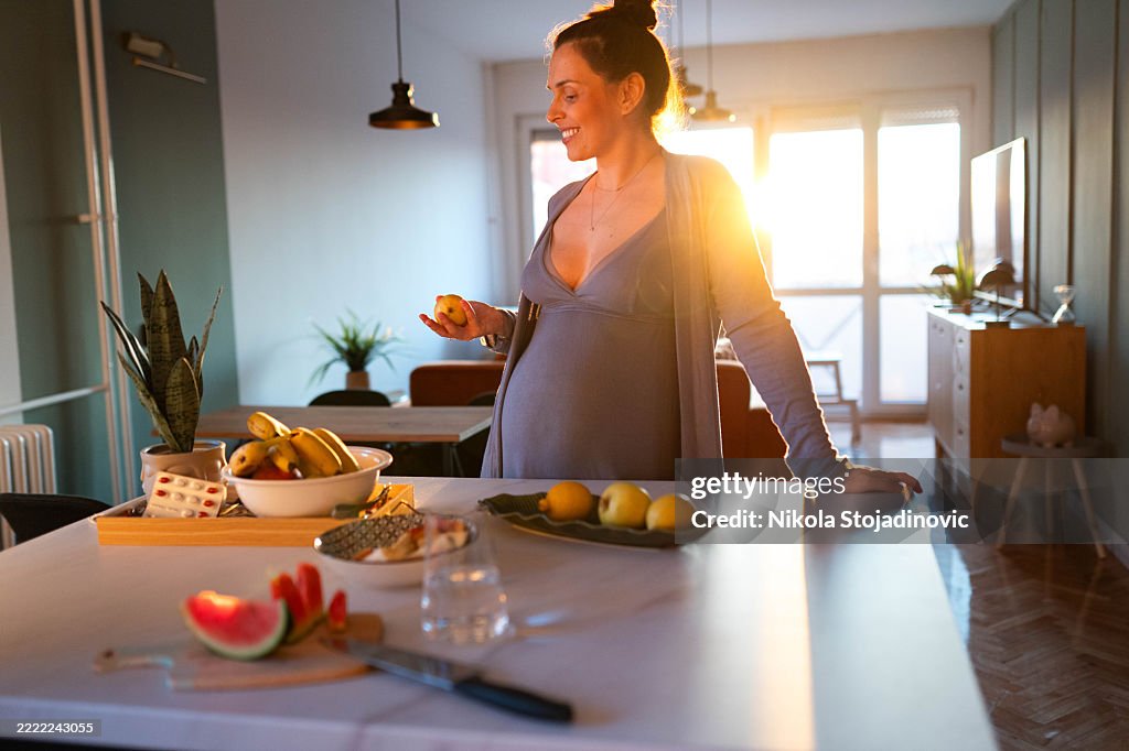 Pôr do sol na minha cozinha