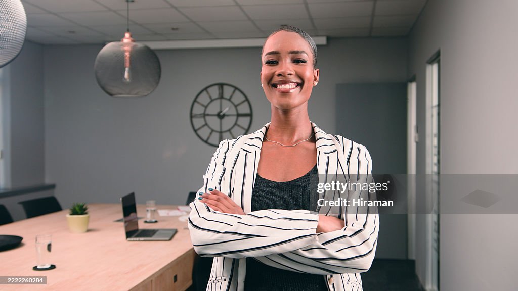 Confident Professional in Modern Office Environment Highlighting Leadership and Team Success