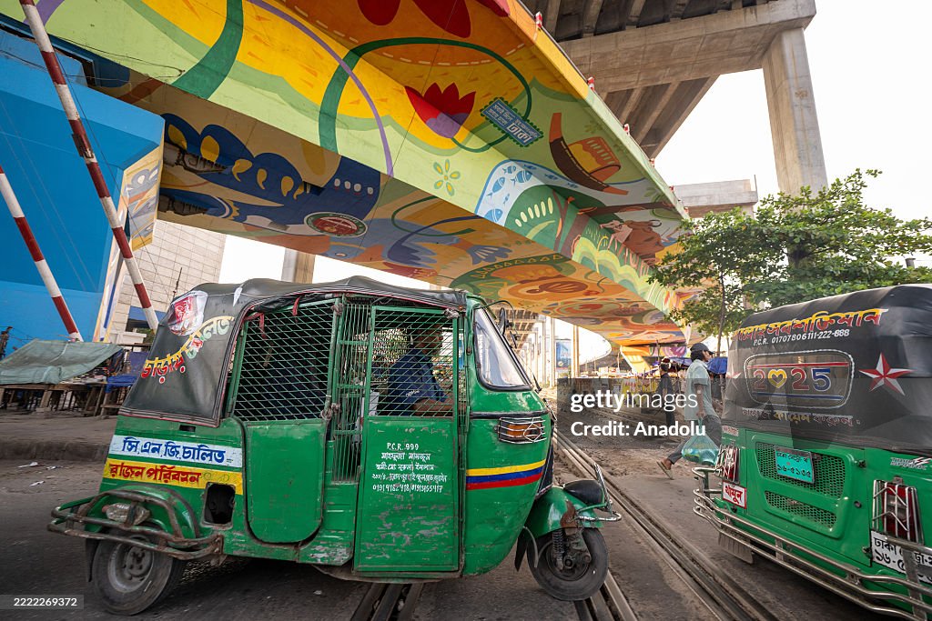 Chacho Riksha A view of the 100-year-old traditional vehicle known as 'rickshaws ...