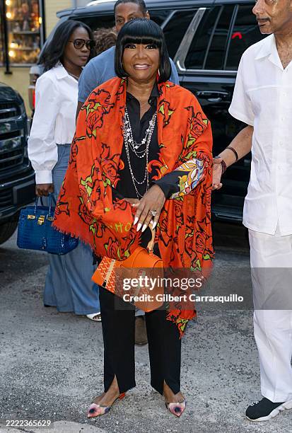 Singer/actress Patti LaBelle is seen arriving to the 'Deon Cole LIVE' comedy show on June 26, 2025 in Philadelphia, Pennsylvania.