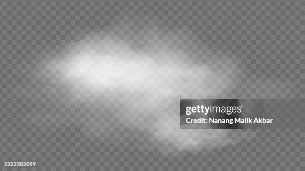 white smoke or clouds with transparent background - cigarette smoke background stock illustrations