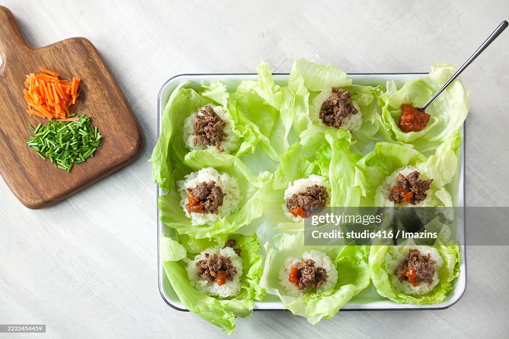 Lettuce wrap process