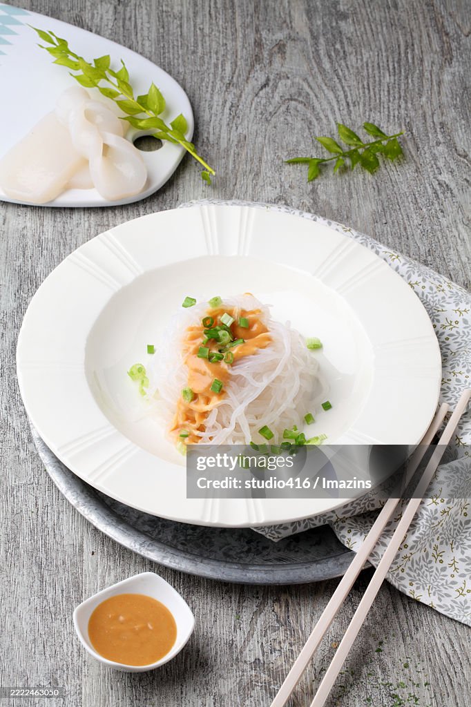Miso Sauce Konjac Noodles
