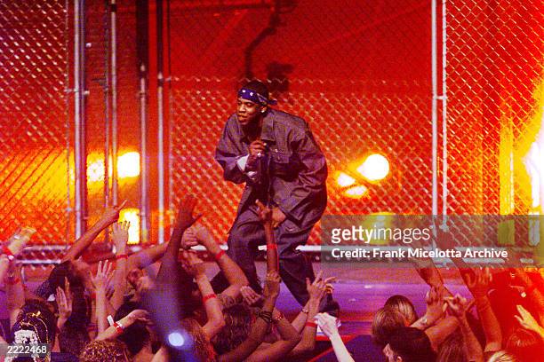 Jay-Z performing during the 1999 MTV Music Video Awards held at the Metropolitan Opera House, Lincoln Center in New York City on September 9, 1999.