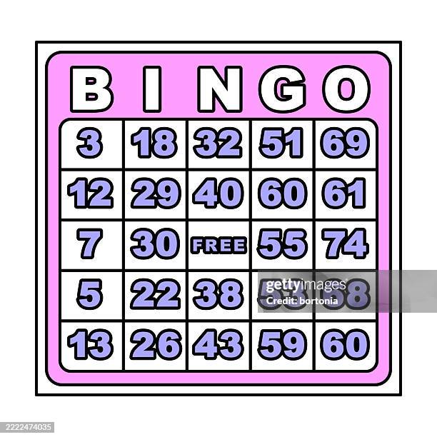 bingo icon - bingo stock illustrations
