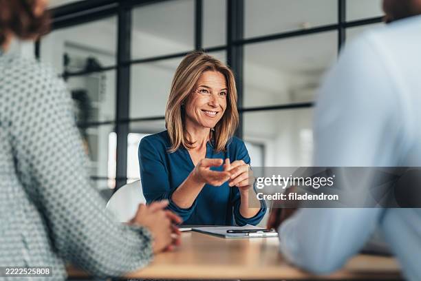 job interview - recruiter stockfoto's en -beelden
