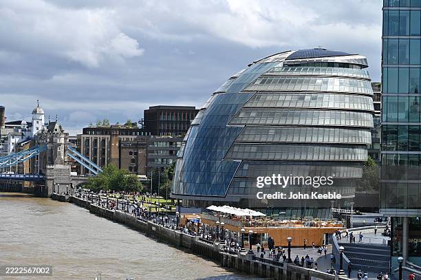 General exterior view of the Old London City Hall building on The Queen's Walk on June 26, 2025 in London, United Kingdom.