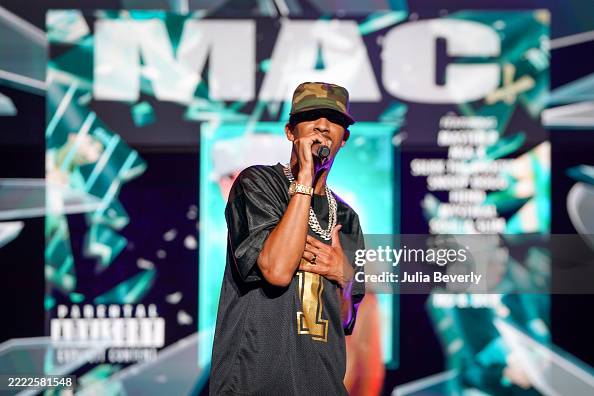 Mac P Rapper Mac performs onstage during the Master P and the No Limit Soldiers ...