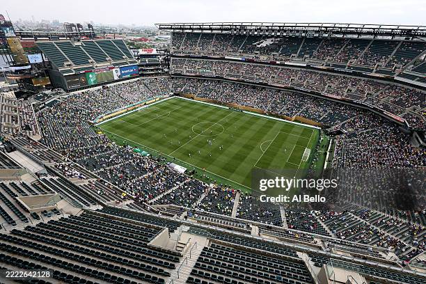 General view inside the stadium during the FIFA Club World Cup 2025 round of 16 match between SE Palmeiras and Botafogo FR at Lincoln Financial Field...