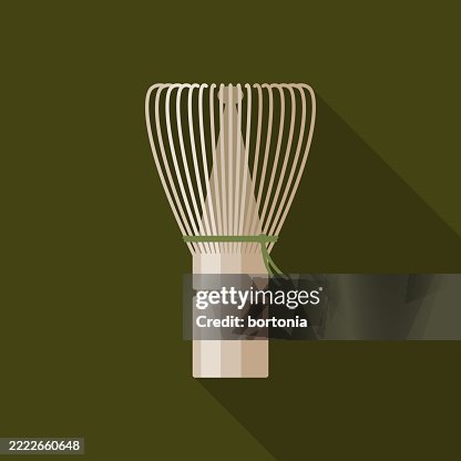 Matcha Tea Bamboo Whisk Chasen Icon Matcha Tea Bamboo Whisk Chasen Icon