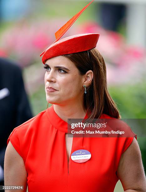 Princess Eugenie attends day five of Royal Ascot at Ascot Racecourse on June 21, 2025 in Ascot, England.