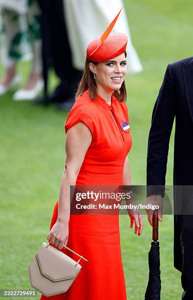 Princess Eugenie attends day five of Royal Ascot at Ascot Racecourse on June 21, 2025 in Ascot, England.