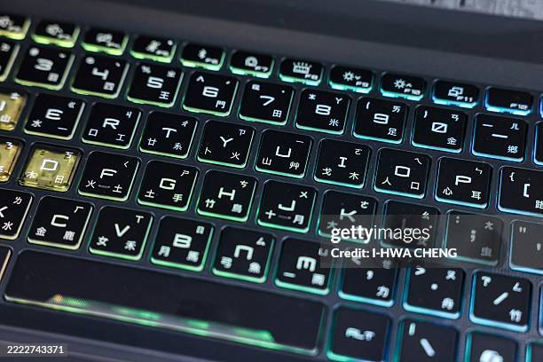 Gaming keyboard using the Cangjie input method, a system for entering Chinese characters into a computer using a standard computer keyboard, is...
