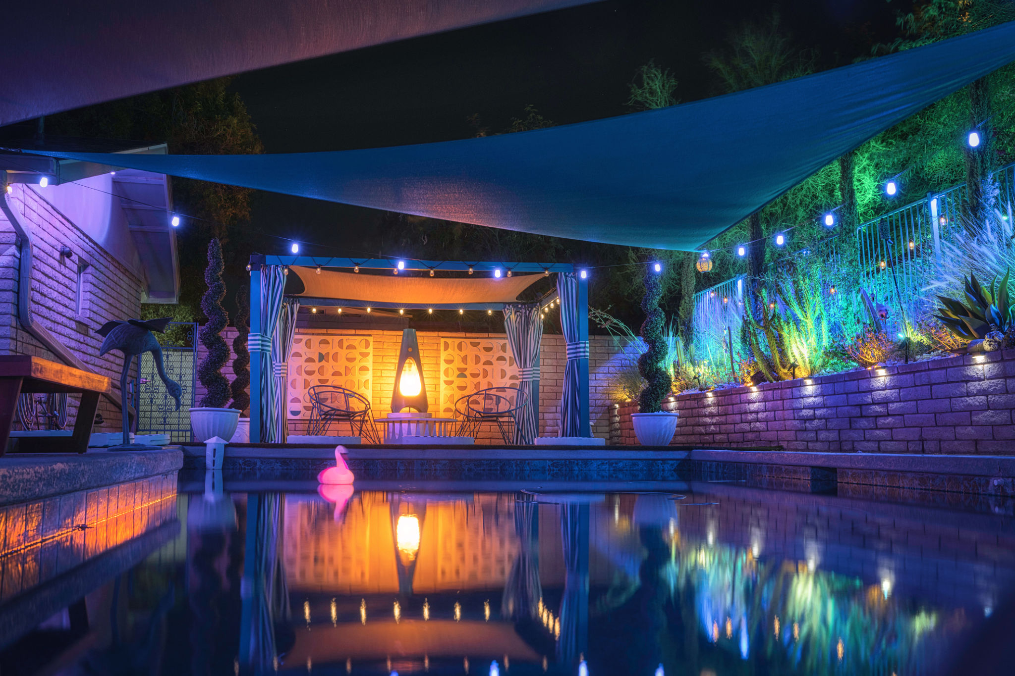 backyard oasis