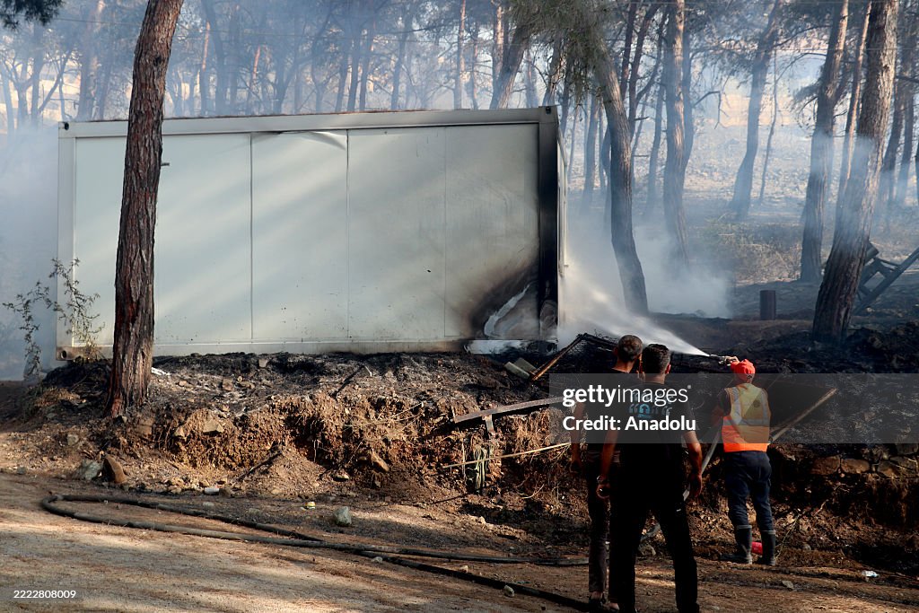 Syria The Fire Rises Smoke and flame rises from the area as firefighters continue to... News ...