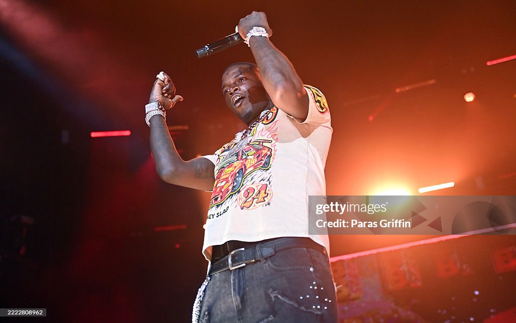 Chuche Boogey Rapper Rapper Big Boogie performs onstage during 2025 Hot 107.9 Birthday ...