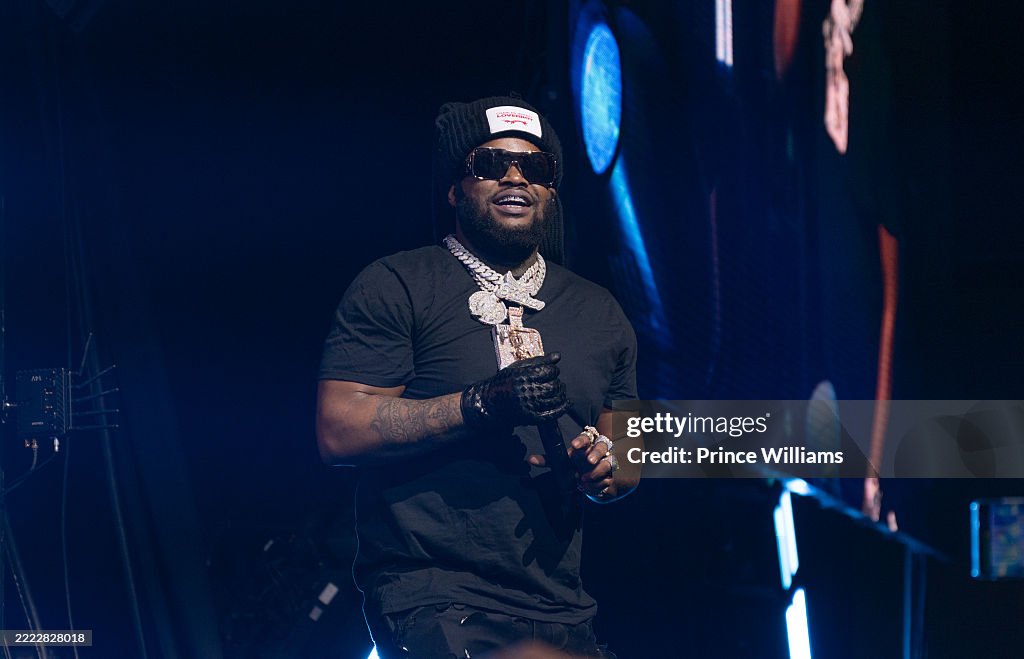 Bossman Rapper Rapper BossMan Dlow performs at the BETX Main Stage during the 2025 ...