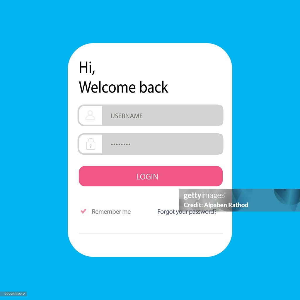 Sign In Page Background Login Page Background High-Res Vector Graphic - Getty Images