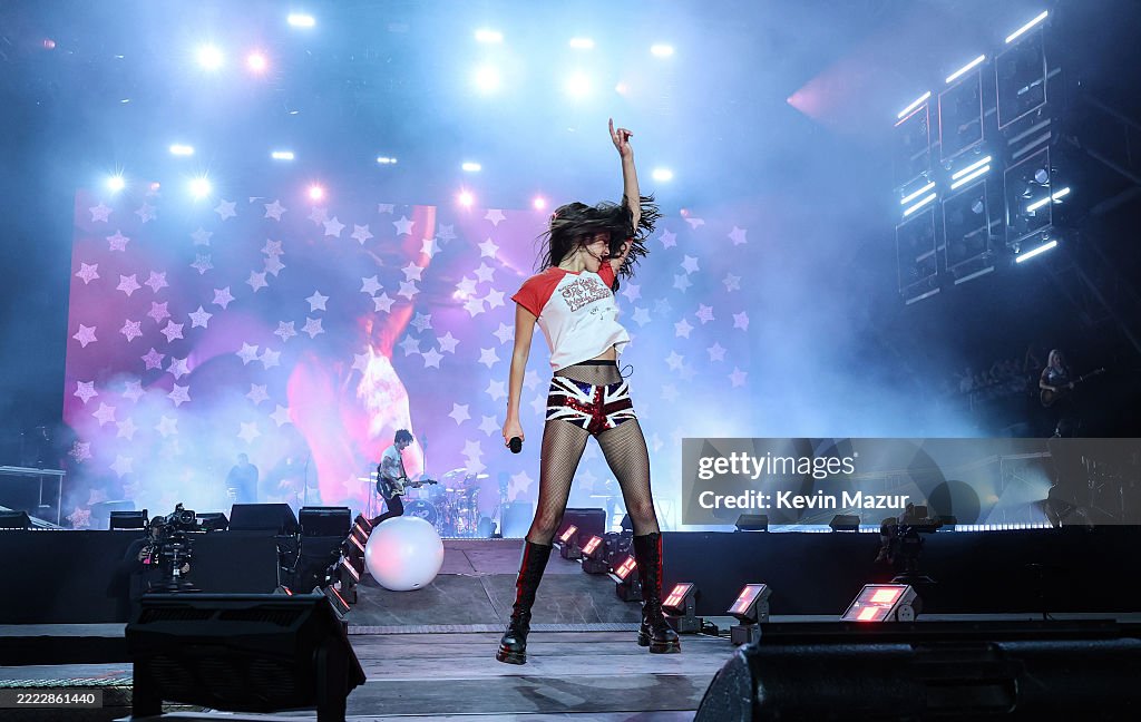 Olivia Rodrigo performs onstage during day five of the Glastonbury