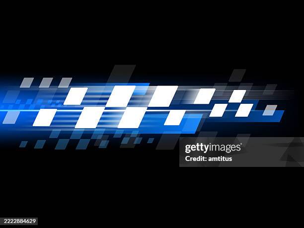 illustrazioni stock, clip art, cartoni animati e icone di tendenza di tema sportivo blu - speed background