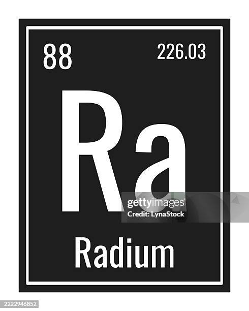Marking Or Radium Radium Symbol Chemical Element Of The Periodic Table Vector ...