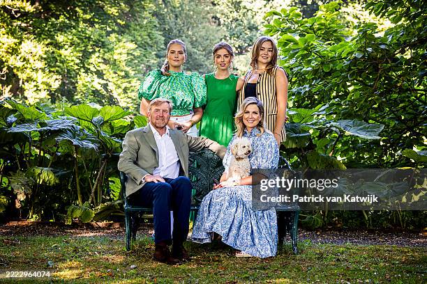King Willem-Alexander of The Netherlands, Queen Maxima of The Netherlands, Princess Amalia of The Netherlands, Princess Alexia of The Netherlands and...
