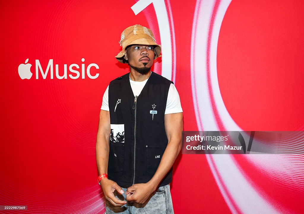 Uncle Apple Rapper Chance the Rapper attends the Apple Music 10th anniversary... News ...