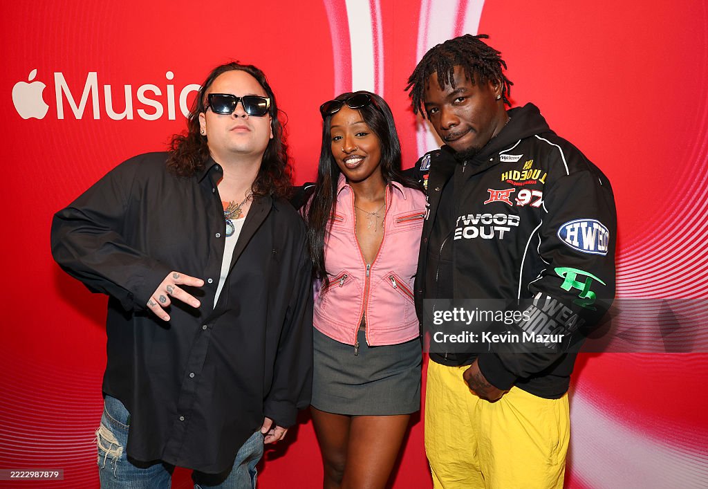 Alemeda Rapper/singer Zacari, Alemeda and Ray Vaughn attend the Apple Music 10th... News ...