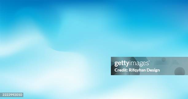 blurred defocused blue sky background - cloud transparent stock illustrations