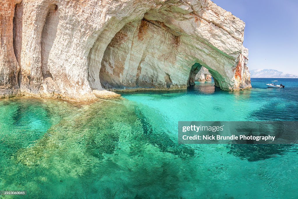 The Blue Caves of Zakynthos, Greece