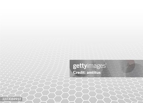 Hexagons surface gray Hexagons surface gray